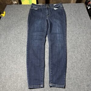 Judy Blue Skinny Fit Jeans Women's 13/31 High Waist Stretch Denim Blue Dark Wash